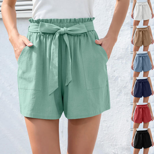 Pantalon de plage d'été avec poches,